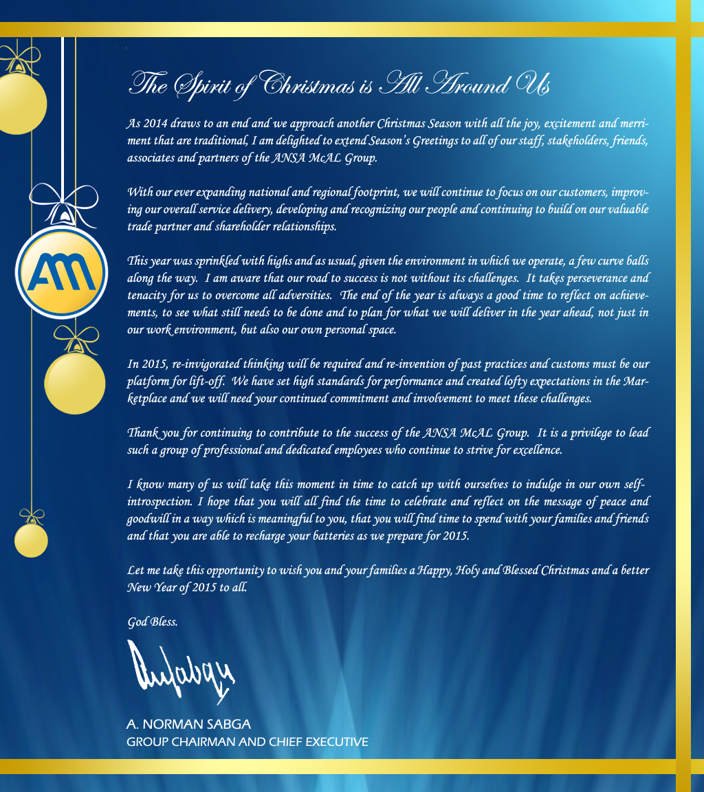 chairmans christmas message 2014 copy